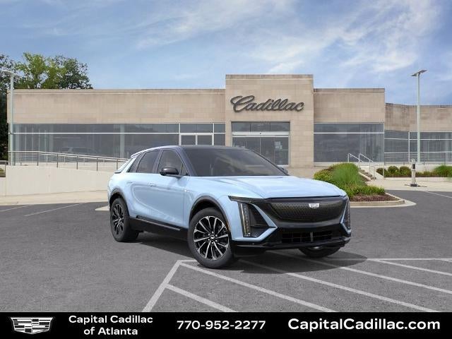 2026 Cadillac LYRIQ Sport in Nimbus Metallic — front three-quarter view