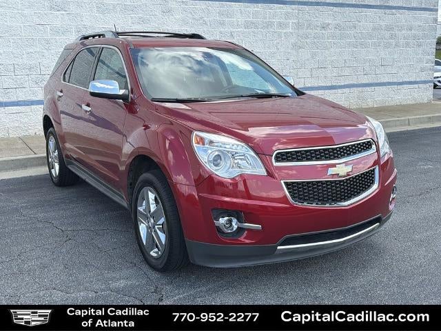 2014 Chevrolet Equinox LTZ in Crystal Red Tintcoat — front three-quarter view