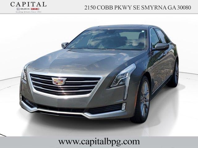 2017 Cadillac CT6 Luxury AWD in Moonstone Metallic — front three-quarter view