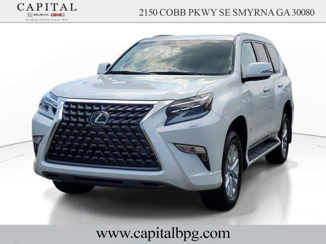 2022 Lexus GX GX 460 Premium in White — front three-quarter view