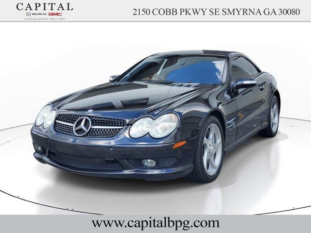 2005 Mercedes-Benz SL-Class 5.5L in Black — front three-quarter view