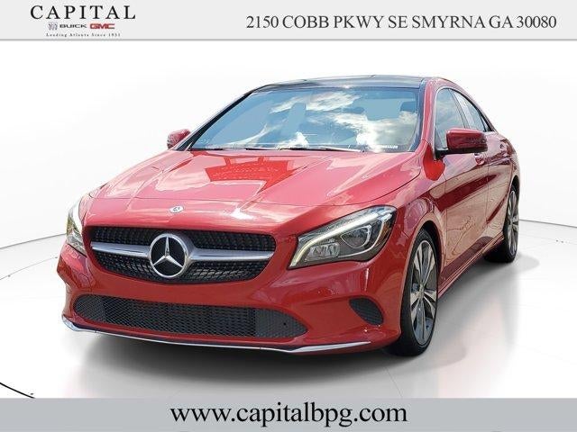 2019 Mercedes-Benz CLA CLA 250 in Red — front three-quarter view